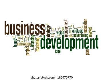 Business Development Word Cloud