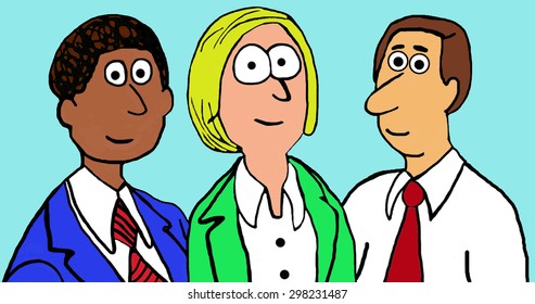 Team Member Cartoon Hd Stock Images Shutterstock