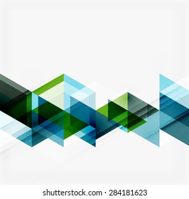 Vector Abstract Template Background Blue Green Stock Vector (royalty 