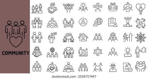 business icons vector design Concepts-finance- consulting Community, social, friendship, people, village, relationships, diversity, support and development. Vector illustration - Powered by Shutterstock