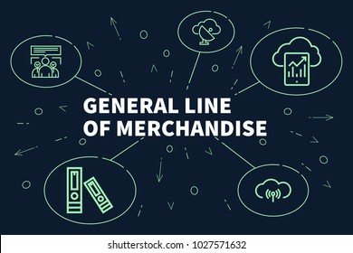 Business Illustration Showing The Concept Of General Line Of Merchandise