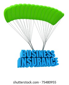 Business Insurance Concept Isolated On White Stock Illustration 75480955