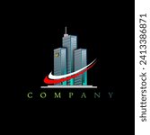 business logo design building or company logo