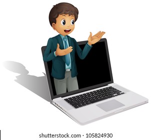 160,415 Cartoon laptop computer Images, Stock Photos & Vectors ...