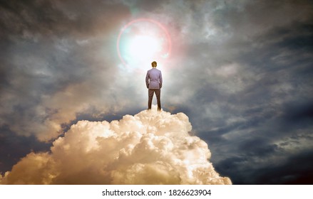 6,704 Man looking to heaven Images, Stock Photos & Vectors | Shutterstock