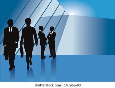 Business Presentation Background Slides Groups Af Stock Illustration ...