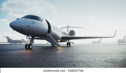 private jet exterior