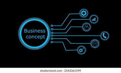 Business process automation, industrial technology innovation, optimization concept. - Powered by Shutterstock