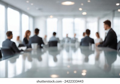 Business professionals collaborating in a conference room, working on laptops, discussing ideas and strategies with smiles and teamwork - Powered by Shutterstock