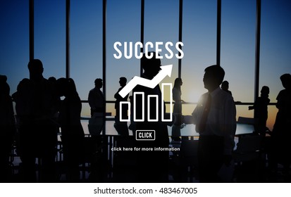 Business Progress Report Graph Concept