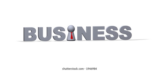 business text in 3d