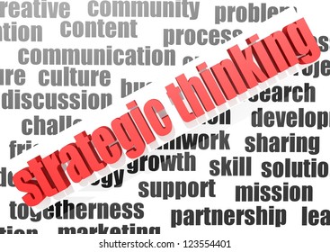 Business Work Of Strategic Thinking