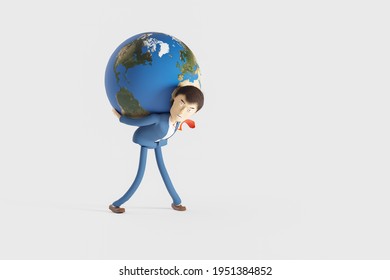 2,002 Man carrying globe Images, Stock Photos & Vectors | Shutterstock