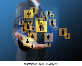 Businessman Choosing the right person - Powered by Shutterstock