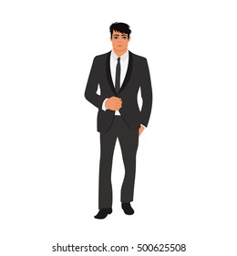 Businessman Flat Style Stock Illustration 500625508 | Shutterstock