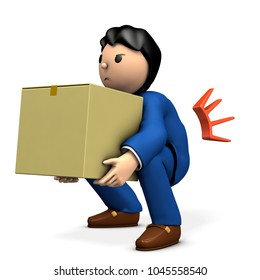 Person Carrying Heavy Load Stock Illustrations, Images & Vectors