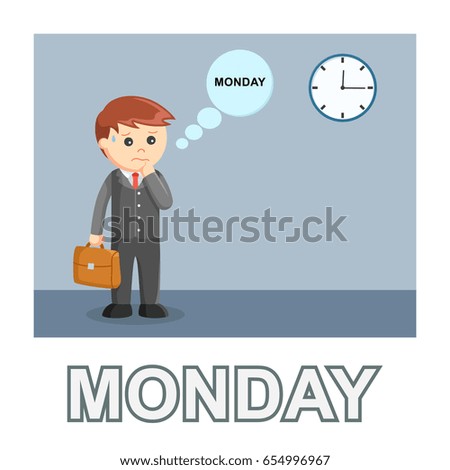 Similar – Image, Stock Photo Monday tiredness