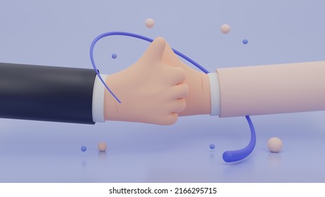 businessman showing thumb up approving choice floating surrounded by circle and ball.hand showing thumbs up, all perfectly, expression showing success working.3D Rendering illustration.