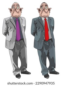 Businessman in suit and