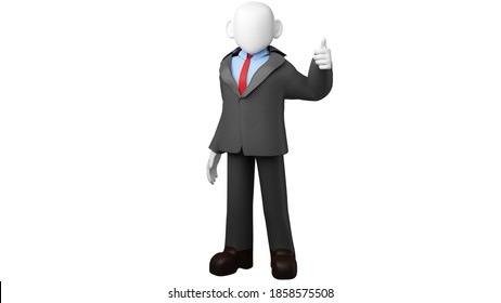 Bussiness 3D People.An Entrepreneur Is A Person Who Sets Up A Business Or Businesses. The Term 