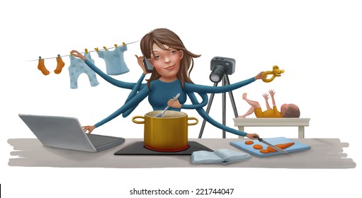 busy-woman-doing-simultaneously-many-260nw-221744047.jpg