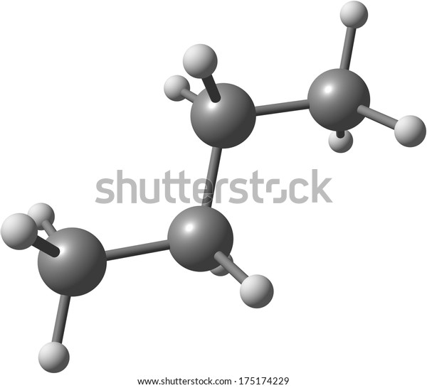 Butane Organic Compound Formula C4h10 That Stock Illustration 175174229