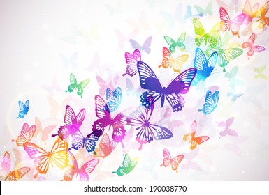 Fondo mariposas