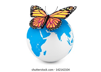 8,564 Butterfly On Globe Images, Stock Photos & Vectors | Shutterstock