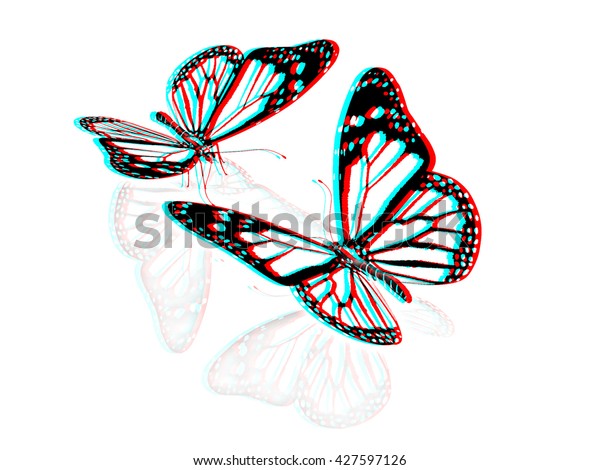 Download Butterfly On White Background Pencil Drawing Stock Illustration 427597126