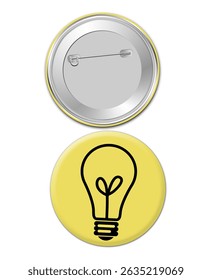 Button Badge vector illustration design.