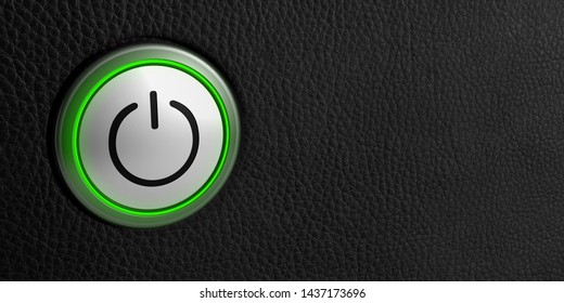 Button Power Start Symbol Technology Push Stock Illustration 1437173696 ...