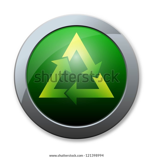 Button of recycle\
icon