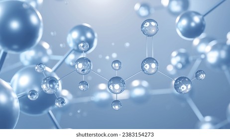 butyric acid molecular structure 3d, flat model, butanoic acid, structural chemical formula view from a microscope - Powered by Shutterstock