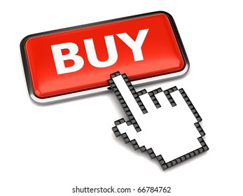  	BUY Button And Hand Cursor