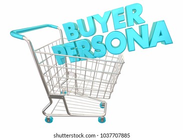 Buyer Persona Shopping Cart Customer Information 3d Illustration