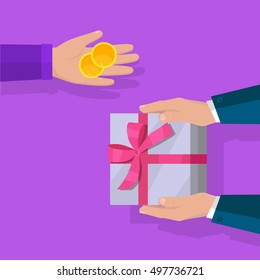 3d Rendering Open Gift Box Suprise Stock Illustration 2064550484