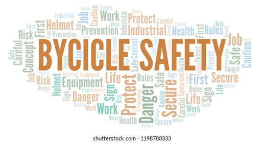 Bycicle Safety Word Cloud.  