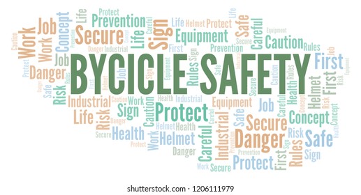 Bycicle Safety Word Cloud.  