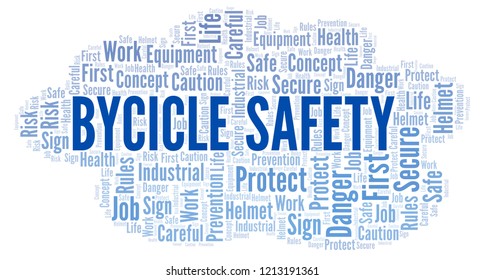 Bycicle Safety Word Cloud.  