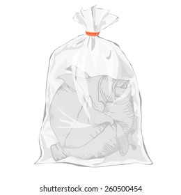 Download Similar Images Stock Photos Vectors Of Transparent Bag For Package Design Vector Plastic Packaging Blank White Bag With Place For Your Design Sketch Style 256963294 Shutterstock