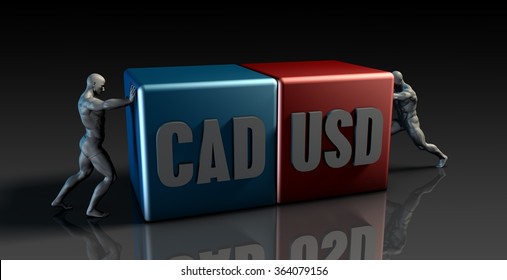 CAD USD Currency Pair Or Canadian Dollar Vs American Dollar