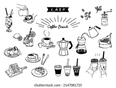 2,852 Drink cafe handwriting illustration Images, Stock Photos ...