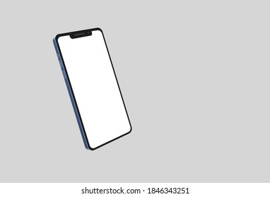 Cairo / Egypt - November, 3, 2020: Smartphone Mockup, Realistic IPhone 12 Pro Mockup