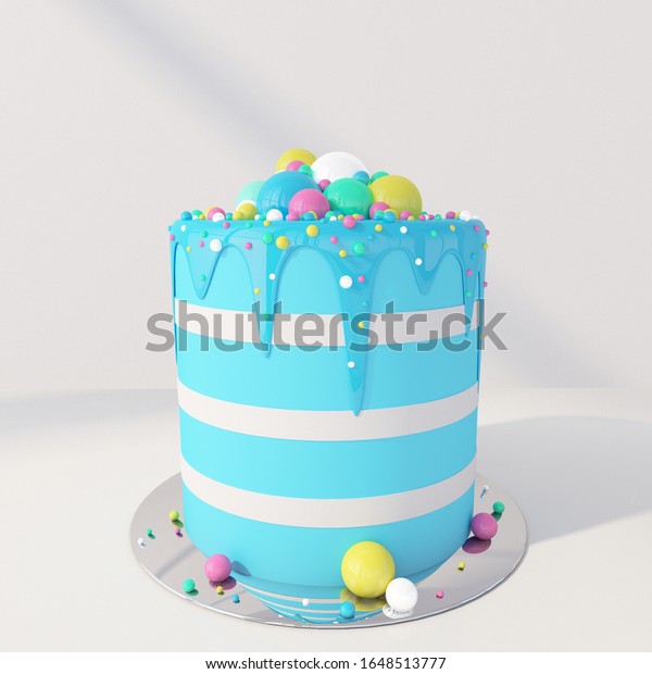 Illustration Gateau 3d Dessert De Dessin Illustration De Stock