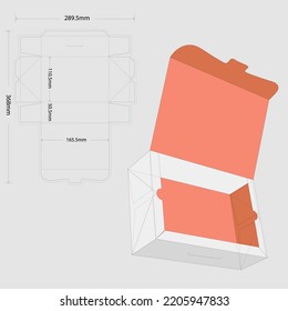 Cake Box Packaging Designelementn Flatdesign Stock Illustration ...