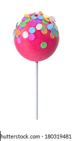 Cake Pop 3D Illustration On White Background