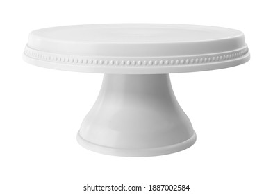 Cake Stand 3D Illustration On White Background