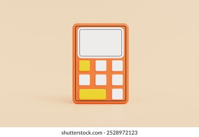 calculator Mathematics equipment financial analysis concept calculation 3d illustration - Powered by Shutterstock