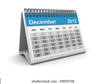 December 2012 Calendar Images Stock Photos Vectors Shutterstock