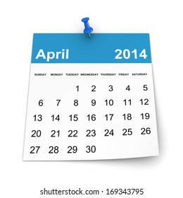 April 14 Calendar Images Stock Photos Vectors Shutterstock